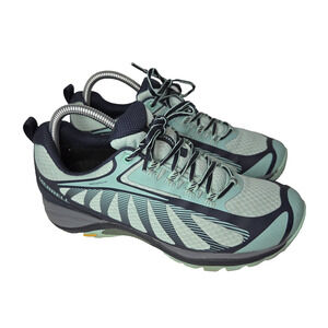 Merrell Womens Siren Edge 3 Blue Hiking Shoes Sneakers Size 8.5 Sneaker Gorpcore